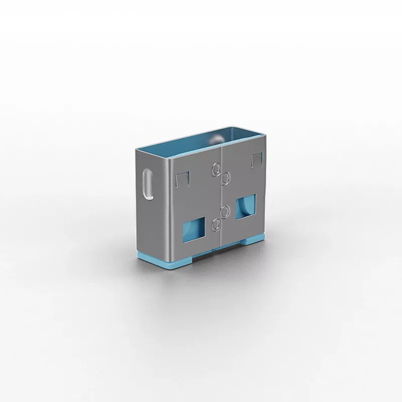 Porttitulppa Lindy USB-porttitulppa ilman avainta 10 kpl:n pakkaus värikoodi sininen