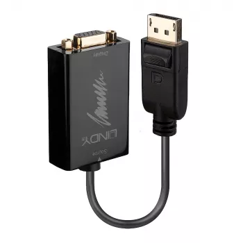 Aktiivinen konverterikaapeli Lindy DisplayPort 1.2 - VGA