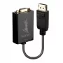 Lindy 41006 aktiivinen DisplayPort–VGA-muunninkaapeli, 0,15 m, musta