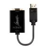 Lindy 41006 aktiivinen DisplayPort–VGA-muunninkaapeli, 0,15 m, musta