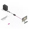 Lindy 41006 aktiivinen DisplayPort–VGA-muunninkaapeli, 0,15 m, musta