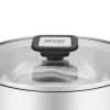 Resto Kitchenware Anser 2,5 l pyöreä kattila, musta, ruostumaton teräs