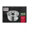 Resto Kitchenware Anser 2,5 l pyöreä kattila, musta, ruostumaton teräs