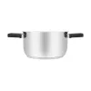 Resto Kitchenware Anser 2,5 l pyöreä kattila, musta, ruostumaton teräs