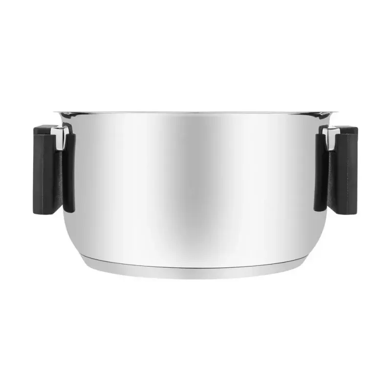 Resto Kitchenware Anser 2,5 l pyöreä kattila, musta, ruostumaton teräs