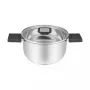 Resto Kitchenware Anser 2,5 l pyöreä kattila, musta, ruostumaton teräs