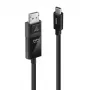 Lindy 2 m USB Type-C–DP 4K60 -sovitinkaapeli HDR-tuella