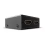 Lindy 2-porttinen HDMI 18G kaksisuuntainen kytkin, HDMI, metalli, musta, 60 Hz, 18 Gbit/s, 3840 x 2160 pikseliä