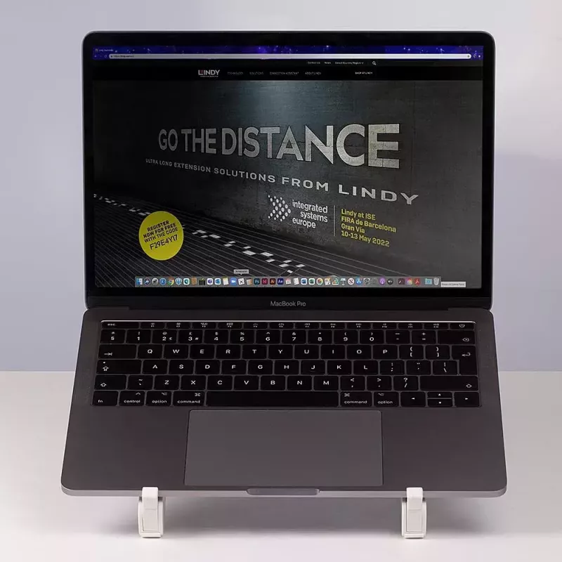 Kannettavan tietokoneen teline Lindy Folding Laptop Riser