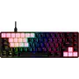 Näppäinhattu HyperX Rubber Keycaps -peliharrastelisävarustesarja roosa US-asettelu HyperX- ja Cherry MX -tyylisille kytkimille