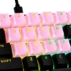 Näppäinhattu HyperX Rubber Keycaps -peliharrastelisävarustesarja roosa US-asettelu HyperX- ja Cherry MX -tyylisille kytkimille