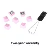 Näppäinhattu HyperX Rubber Keycaps -peliharrastelisävarustesarja roosa US-asettelu HyperX- ja Cherry MX -tyylisille kytkimille