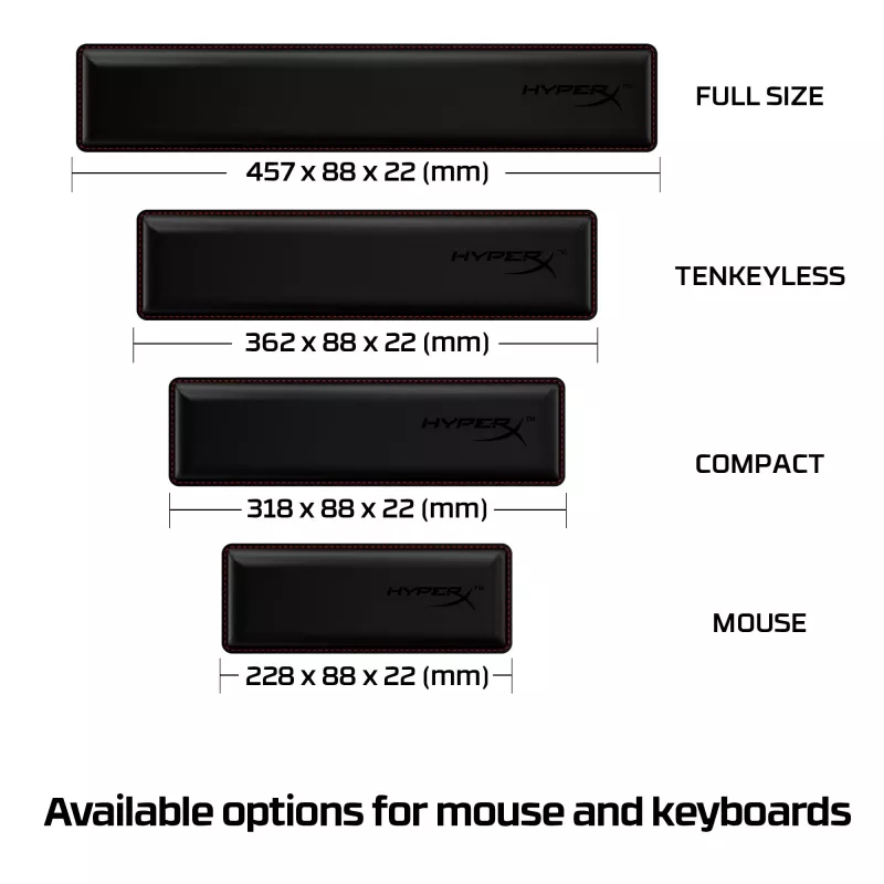 HyperX rannetuki - näppäimistö - Full-Size