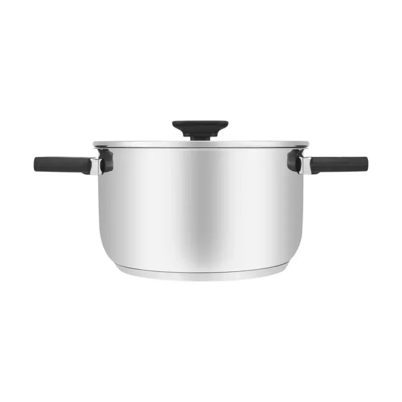 Resto Kitchenware Anser 3,2 L pyöreä musta ruostumaton teräs
