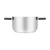 Resto Kitchenware Anser 3,2 L pyöreä musta ruostumaton teräs