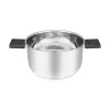 Resto Kitchenware Anser 3,2 L pyöreä musta ruostumaton teräs