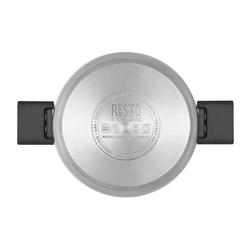 Resto Kitchenware Anser 3,2 L pyöreä musta ruostumaton teräs