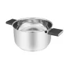 Resto Kitchenware Anser 3,2 L pyöreä musta ruostumaton teräs