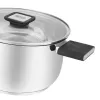 Resto Kitchenware Anser 3,2 L pyöreä musta ruostumaton teräs