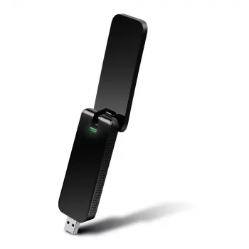 TP-Link AC1300 Wireless Dual Band USB WiFi -sovitin, langaton, USB, WLAN, Wi-Fi 5 (802.11ac), 867 Mbit/s, musta