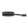 Trust Dalyx 24135 muistikortinlukija, USB 3.2 Gen 1, microSD/SD/SDHC/SDXC, hopea
