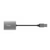 Trust Dalyx 24135 muistikortinlukija, USB 3.2 Gen 1, microSD/SD/SDHC/SDXC, hopea