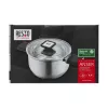 Resto Kitchenware Anser 4,4 L pyöreä musta ruostumaton teräs