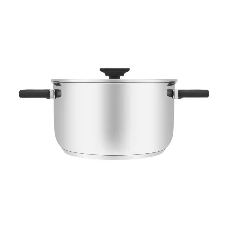 Resto Kitchenware Anser 4,4 L pyöreä musta ruostumaton teräs