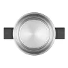 Resto Kitchenware Anser 4,4 L pyöreä musta ruostumaton teräs