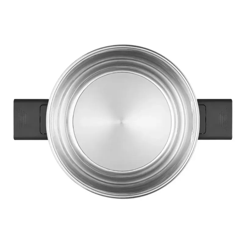 Resto Kitchenware Anser 4,4 L pyöreä musta ruostumaton teräs
