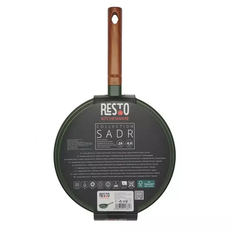 Yleispannu Resto Kitchenware Sadr pyöreä