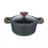 Resto Kitchenware Ran kattila 2,4 l, pyöreä, musta, puuta