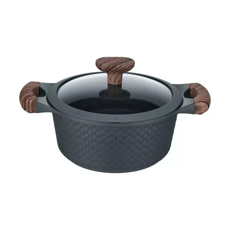 Resto Kitchenware Ran kattila 2,4 l, pyöreä, musta, puuta