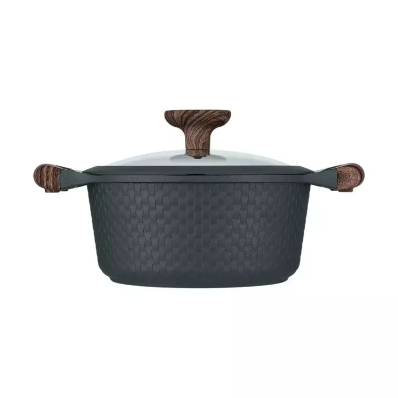 Resto Kitchenware Ran kattila 2,4 l, pyöreä, musta, puuta