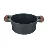 Resto Kitchenware Ran kattila 2,4 l, pyöreä, musta, puuta