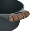 Resto Kitchenware Ran kattila 2,4 l, pyöreä, musta, puuta