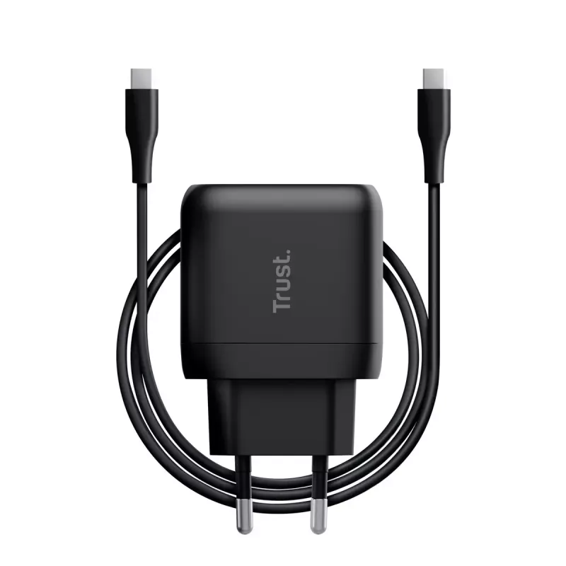 AC-laturi Trust Maxo 45 W yleismalli musta 100-240 V 20 V USB-C