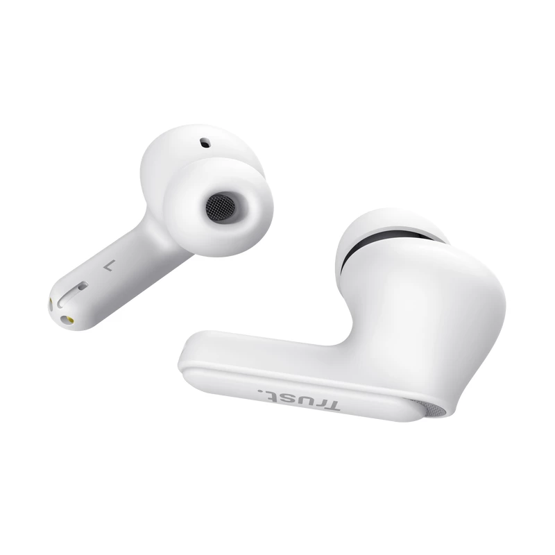 Trust Yavi kuulokkeet True Wireless Stereo (TWS) In-Ear puhelut/musiikki USB Type-C Bluetooth valkoinen