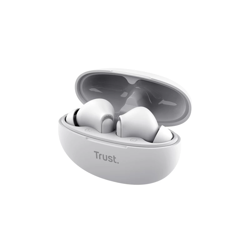 Trust Yavi kuulokkeet True Wireless Stereo (TWS) In-Ear puhelut/musiikki USB Type-C Bluetooth valkoinen