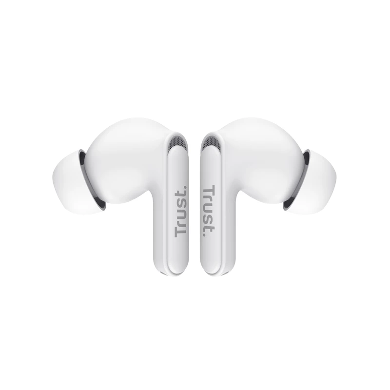 Trust Yavi kuulokkeet True Wireless Stereo (TWS) In-Ear puhelut/musiikki USB Type-C Bluetooth valkoinen
