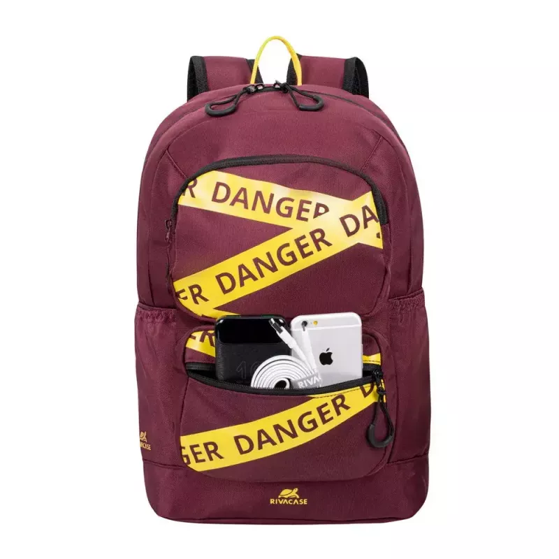 Rivacase 5421 Urban kannettavan reppu 13,3 tuumaa (33,8 cm), 14 l, viininpunainen