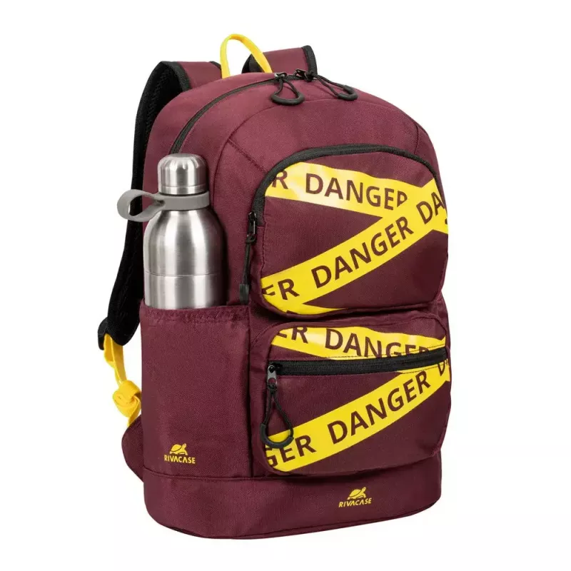 Rivacase 5421 Urban kannettavan reppu 13,3 tuumaa (33,8 cm), 14 l, viininpunainen