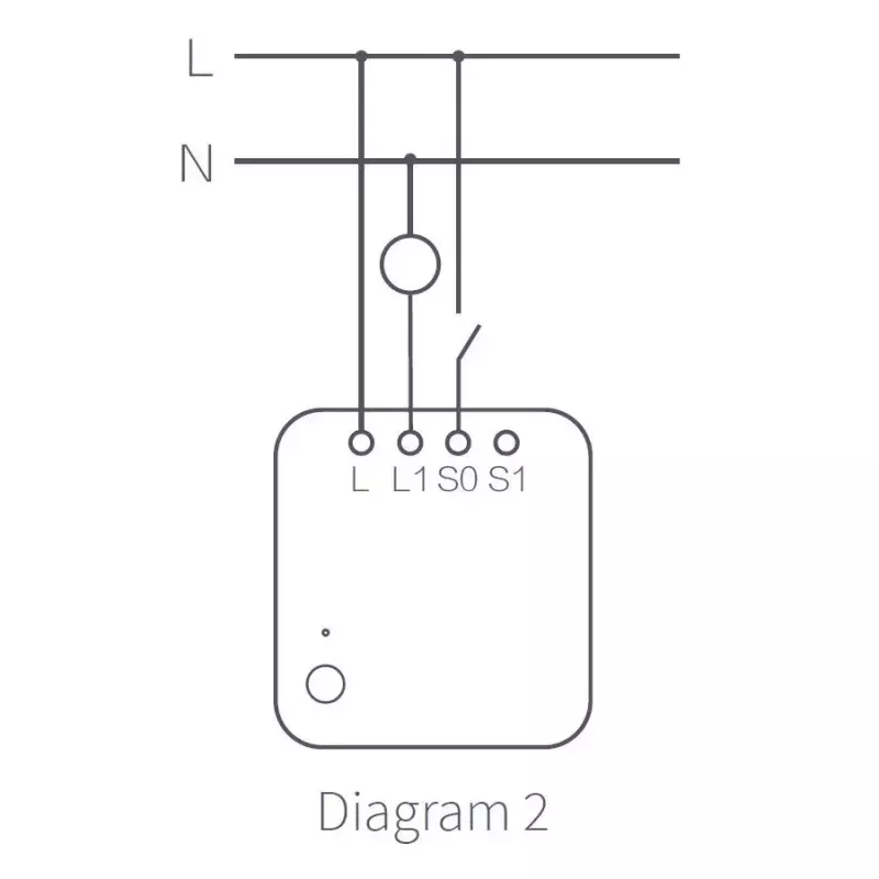 AQARA Smart Home Single Switch -moduuli T1, ilman nollajohdinta (SSM-U02)