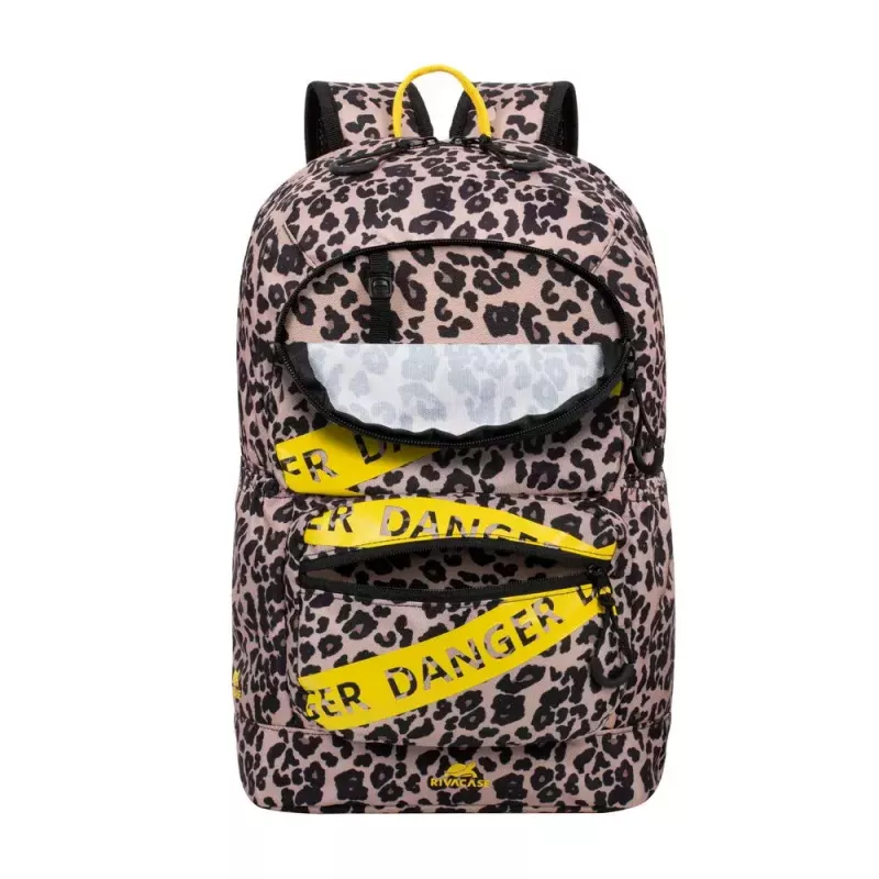 Rivacase 5421 Urban kannettavan reppu 13,3 tuumaa (33,8 cm), 14 l, leopardi