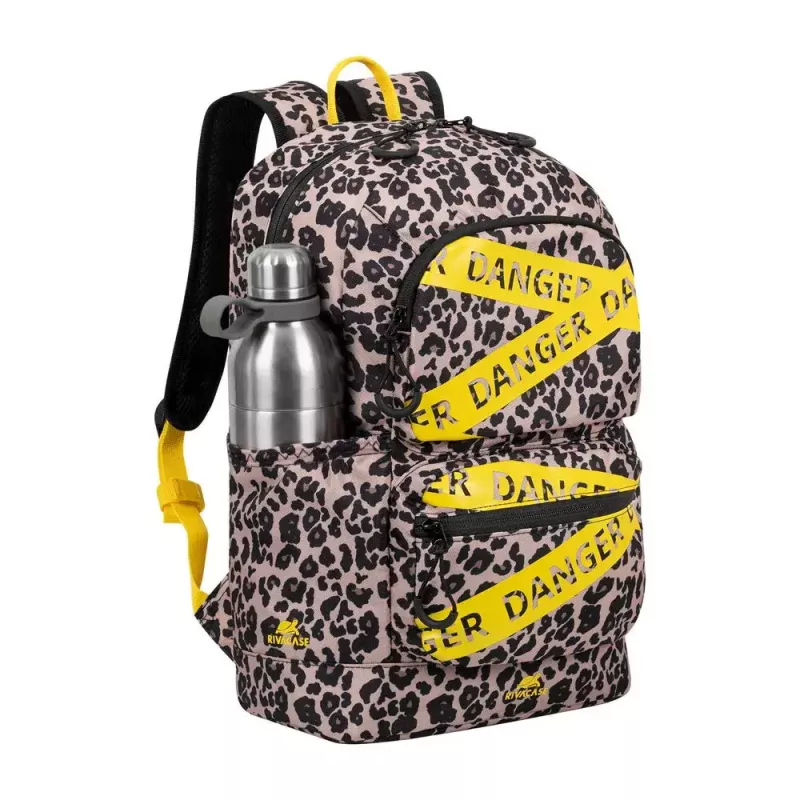 Rivacase 5421 Urban kannettavan reppu 13,3 tuumaa (33,8 cm), 14 l, leopardi