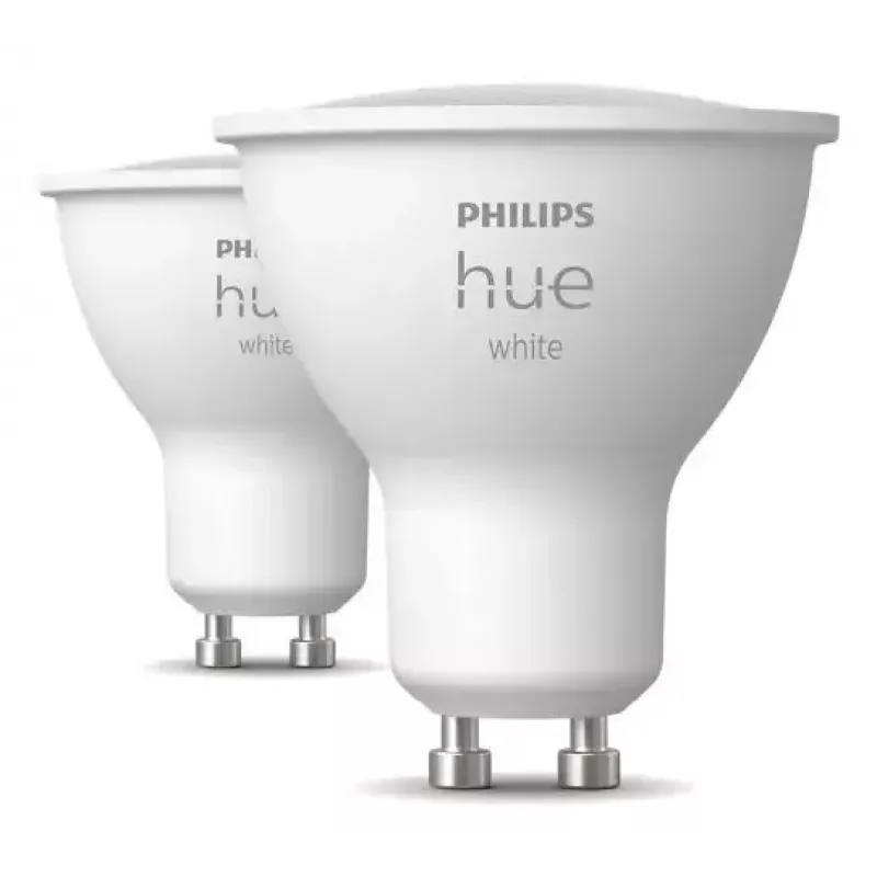 Philips Hue White GU10 älylamppu, 2x400 lm, 2 kpl