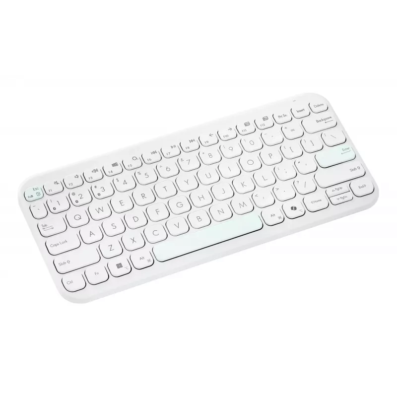 ASUS Marshmallow KW100 langaton näppäimistö, kimaltava valkoinen