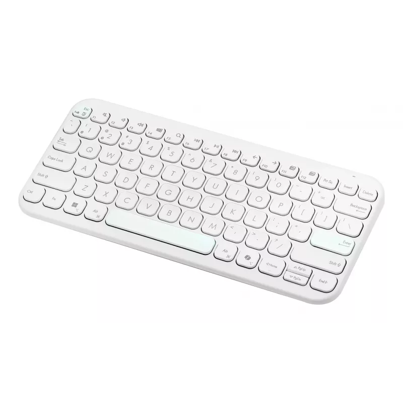 ASUS Marshmallow KW100 langaton näppäimistö, kimaltava valkoinen