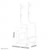 Neomounts CPU-W100 musta CPU-teline - max. 10 kg - universaali