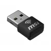 USB-sovitin MSI AX1800 Nano WiFi USB 2.0 musta